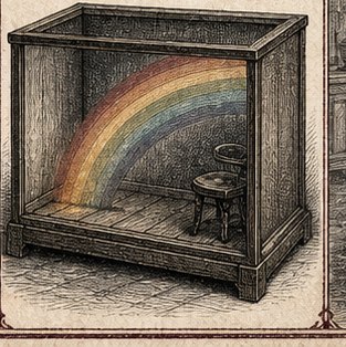 Rainbow specimen cabinet
